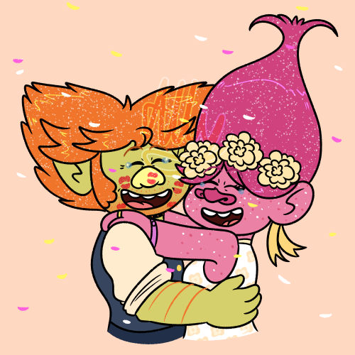 Hickoppy Week - Day 5 - WeddingAnd they live happily fucking ever after!Trolls © Dreamworks