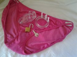 chastityinpanties:Would love to come home and find this laid out waiting for me…..