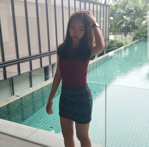 dayummxryry:  Eio Jing Ying from Singapore Polytechnic who loves to show off her tight body with perky tits and huge ass by wearing tight shirts/dress.   Instagram: @ejyx_  Cheers hope u guys like it