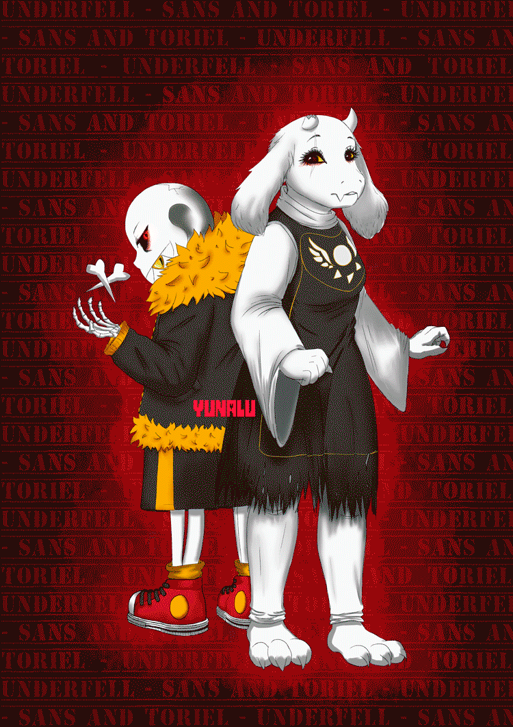 Sans And Toriel Of Underfell Which Is An Alternat Tumbex