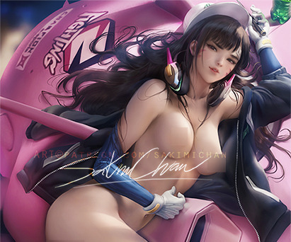 sakimichan:   This terms’s nsfw /sfw female pinup variation >;3 <3  psd,hd jpg, video process etc>https://www.patreon.com/sakimichan  