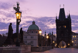 socialfoto:  Sunrise in Prague by red_canny #SocialFoto 