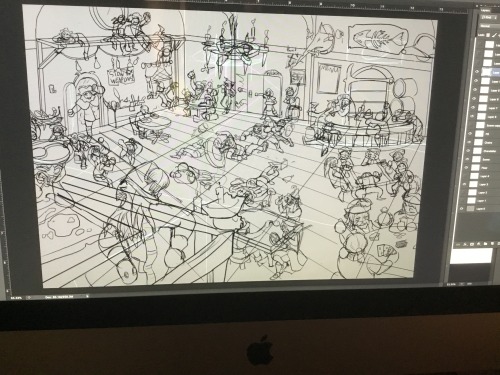 Another concept from my Super 4: Heroes United remake. A scene of a pirate tavern owned by Rubens (f