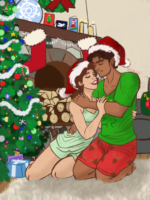 Just a quick thing, because even though I draw @xiaolindude a Christmas present every year, I have y