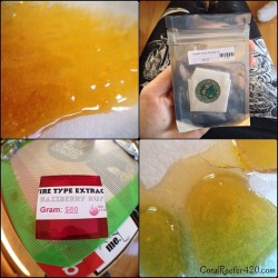coralreefer420:  Happy Shatter Day!! Dabbing with iMedz and I and I shatter, @firetypeextracts and @godzillaextracts. Flava!