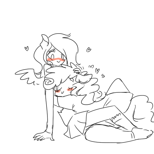 friendshipisalpaca:  Pinkie Pie tackling Fluttershy at the speed of kawaii girlfriend