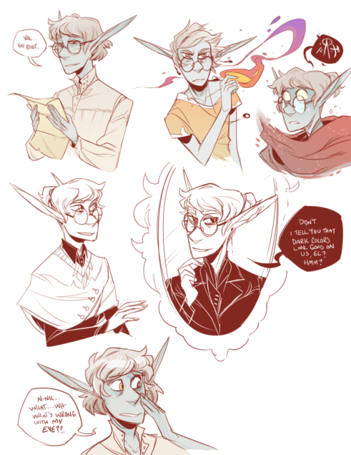 “What the heck have you been drawing lately even?”   M-M-MY DnD BOYS, OKAY??? IT’S