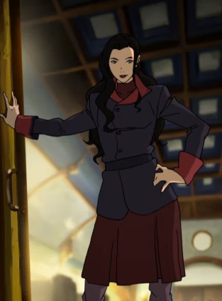 korrasforevergirl:  Asami Sato and her ten Outfits  I love Korra but I cant help