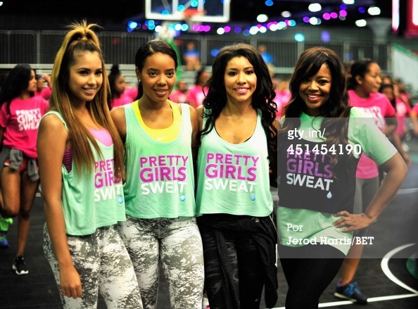 jasminev-news:  June 29th: (more) Jasmine at the Pretty Girls Sweat event in Los