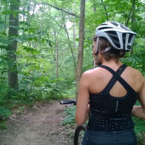 ninjatengu: Hitting up the trails in Indiana! #biking