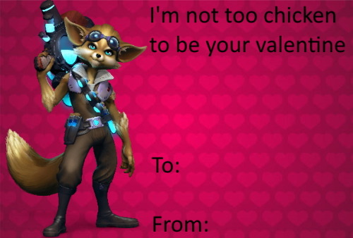 Set 1 | Set 2 | Set 3 | Set 4 | Set 5  Paladins Valentines card dump!To our special community, court