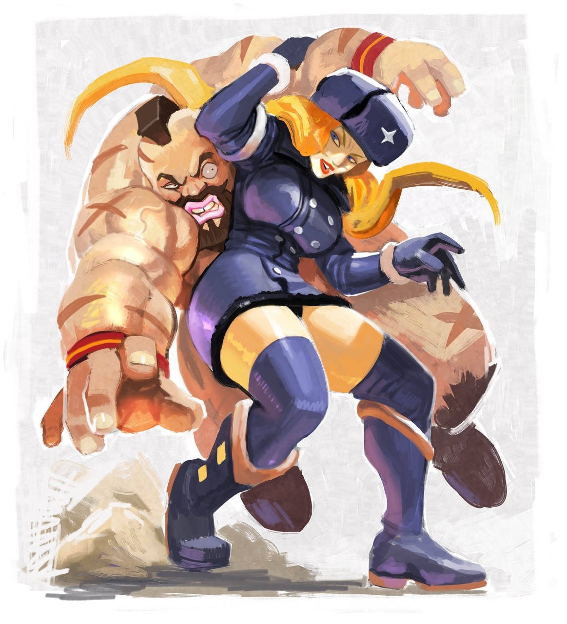 marconelor: Excited for this new streetfighter character, Kolin! Have some fan art