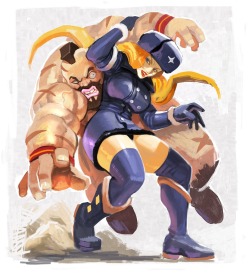 marconelor: Excited for this new streetfighter character, Kolin! Have some fan art :3