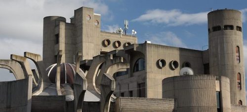 Janko Konstantinov: Telecommunication Center, Skopje, Macedonia, 1968-81. From Save Our Brutalism.