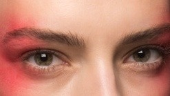 miss-mandy-m: Makeup Mondays:  Close up of blush style makeup used for the runway of Kenzo Spring 2017. 