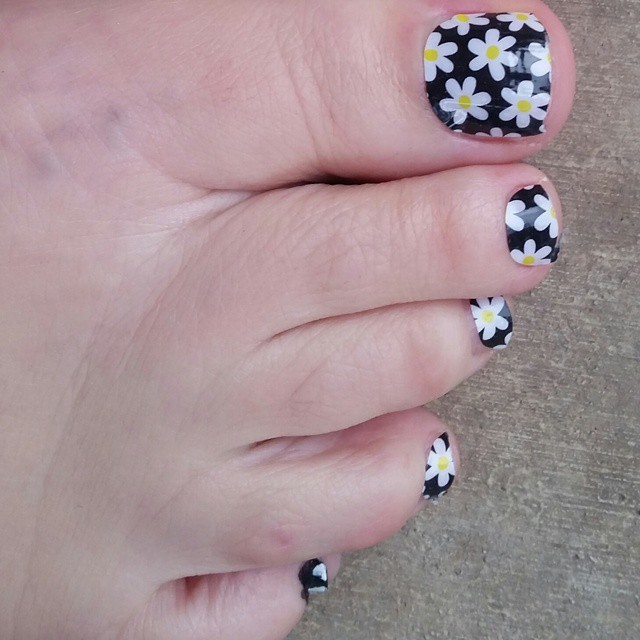 Tales of a Nail Wrap Addict — #simplydaisyjn my first pedi lasted 7 ...