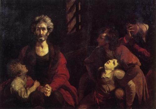 Ugolino and His Children, 1770, Joshua ReynoldsMedium: oil,canvas