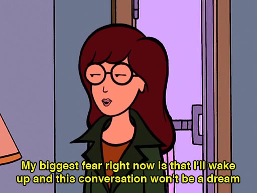 guy:  a reoccurring thought during any conversation 