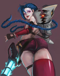 league-of-legends-sexy-girls:  Jinx