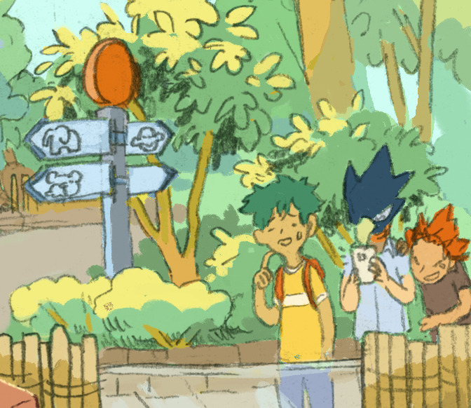 yuan-mi:  Finished my piece for @sunforallbnha! Here’s a little crop from the background