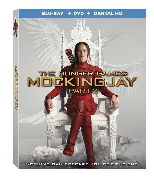 Mockingjay Part 2 and 4 Film Collection releases on Blu-Ray tomorrow, March 22nd. Here’s our R