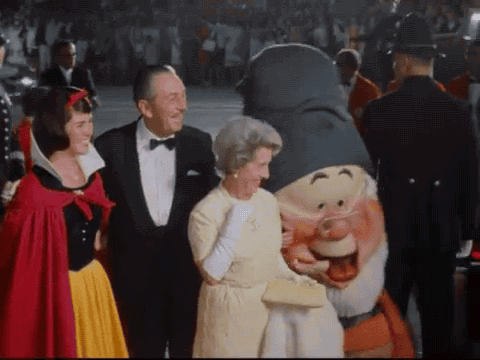 adventurelandia:Walt Disney and Lillian Disney at the Mary Poppins premiere in August, 1964