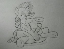 Naked-Sharks:drew This A Few Months Ago And Forgot To Post Rarity Likes Dicksdohoho~
