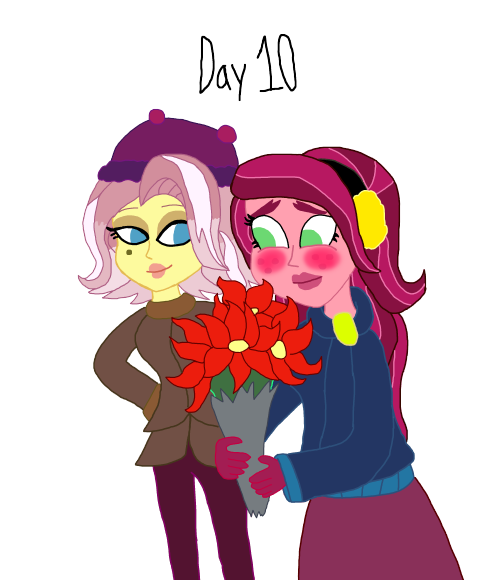 Gloriette (Gloriosa Daisy x Vignette Valencia) is a underrated EqG ship that deserves more love. And