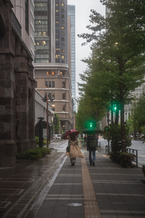 MARUNOUCHI in Aprilまだ肌寒かったころ。季節はどんどん進んで西日本はすでに梅雨入りしたようです。近所でも紫陽花が咲き始めたかと思うとその傍らでまだたんぽぽが咲いていたり&hellip