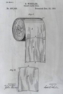 maudelynn:  A 124 year old toilet paper roll