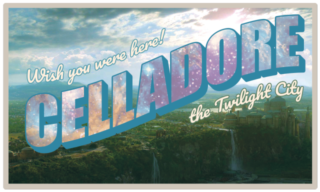 Postcard from Celladore city