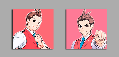 apolloterran: Phoenix / Apollo / Athena official art design comparisons from Ace