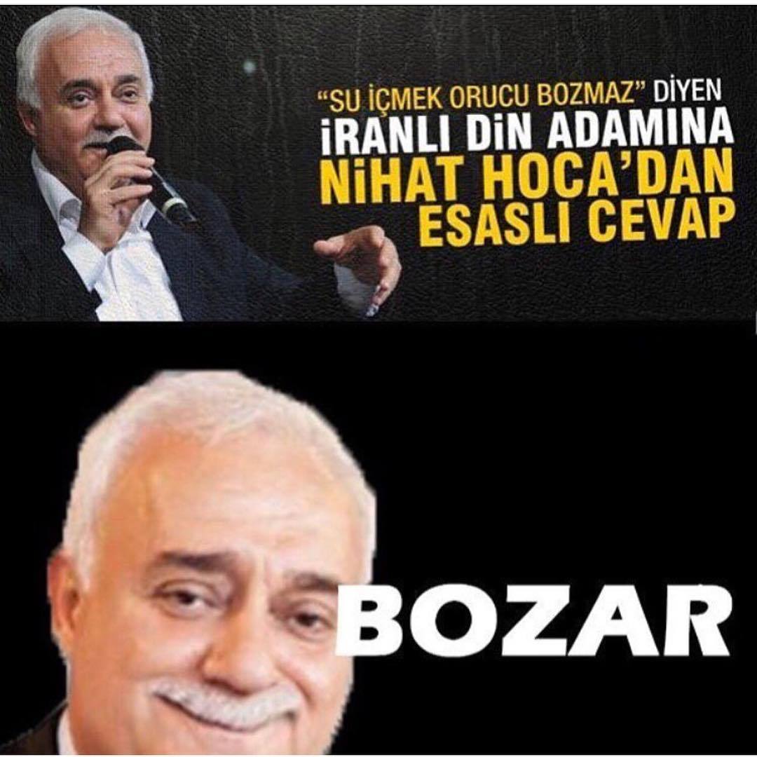 "Su içmek orucu bozmaz "...