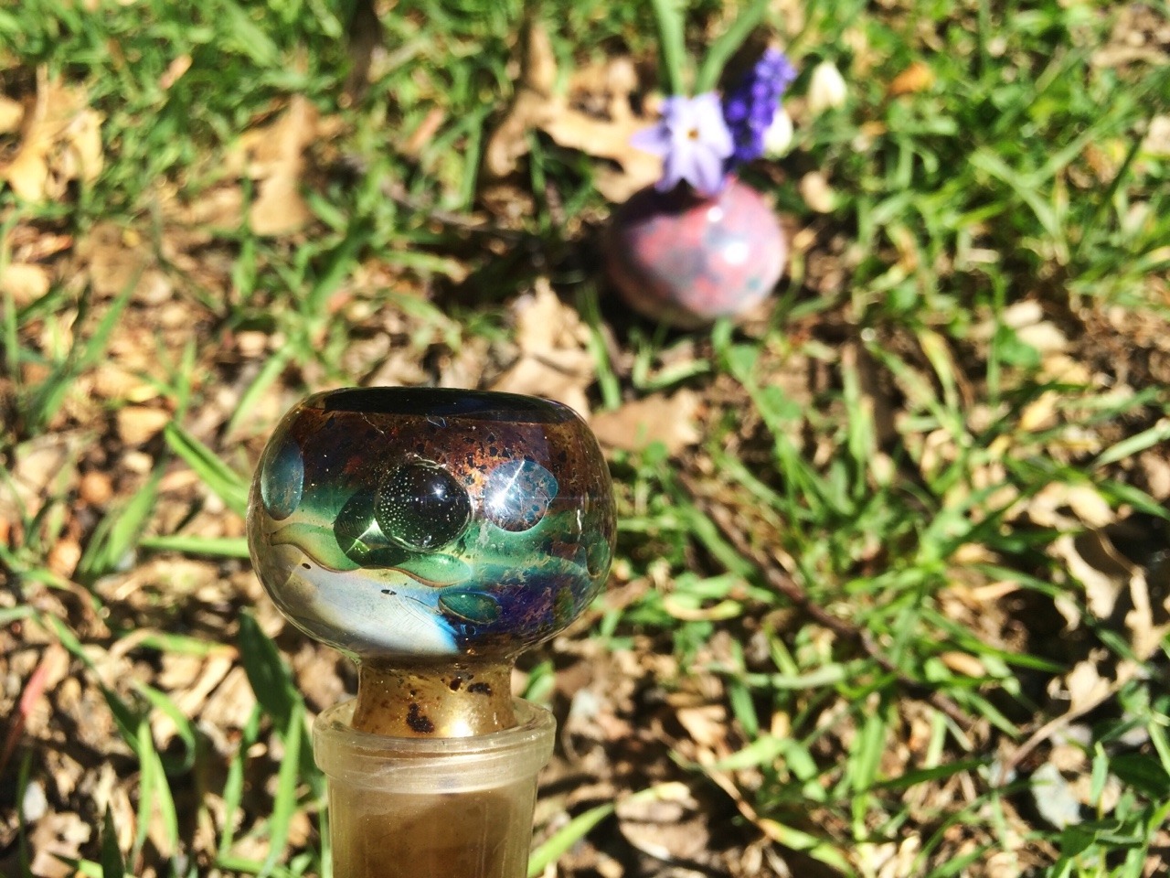 crystalmoon-light:  Beautiful day and a beautiful bowl piece💕🌻🌞