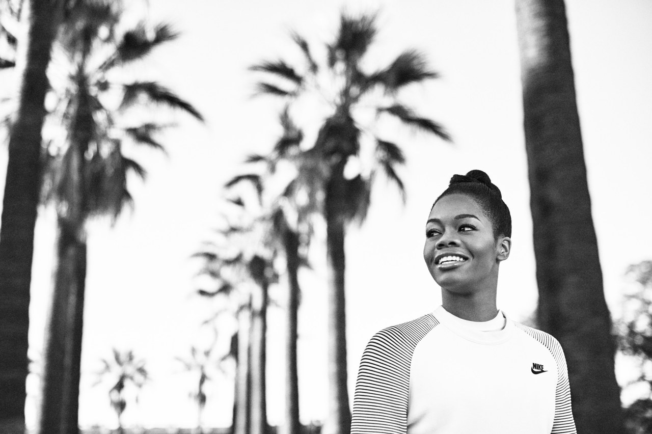 classic-gym-routines:  Gabrielle Douglas is the face of Nike’s new Tech Fleece