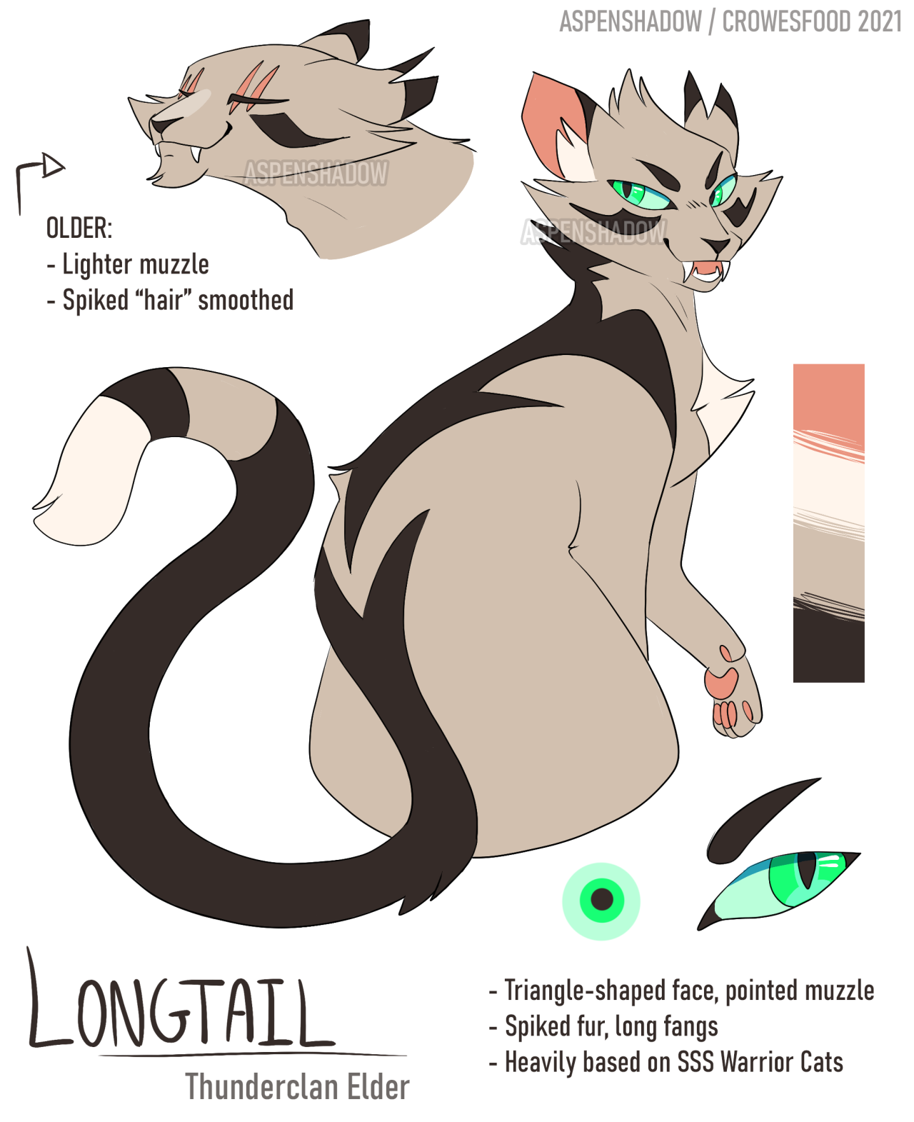 “Longtail
”
Requested by both Sagutoyas and dawntrigger!
The SSS Longtail has been the only design I’ve pictured since 2010 of Longtail, so my design is essentially a copy of theirs, which I’ll be transparent on. :’D It also takes inspiration from my...