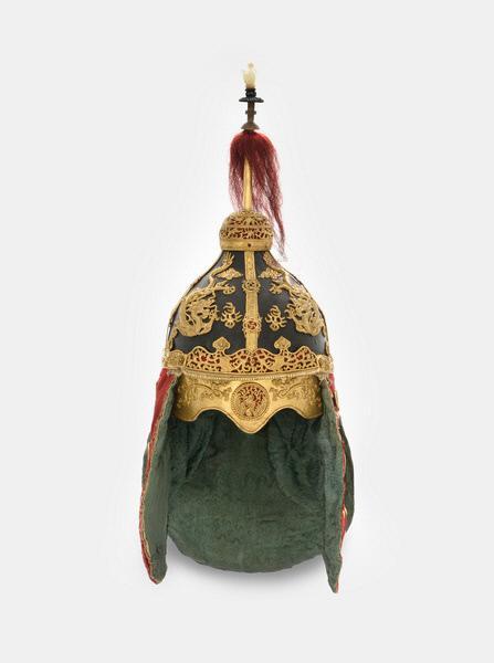 Korean brigandine type armor with helmet, Joseon Dynasty, 19th centuryfrom The Royal Ontario Museum