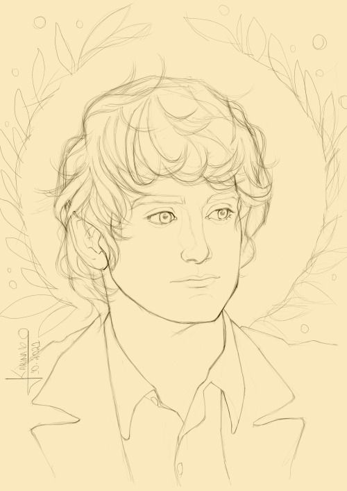 FRODO BAGGINSPhotoshopHuion Kamvas Deviantart: gilwengreenleaf