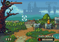 spikysideup:  Duck Souls! (or Durk Hunt?) Duck Hunt + Dark Souls mashup made for pixel_dailies.