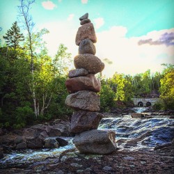 my 5 foot tall #cairn from earlier today