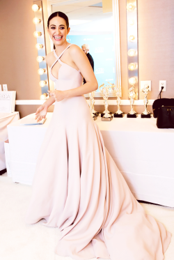 emmyfans: Emmy Rossum backstage at the 17th