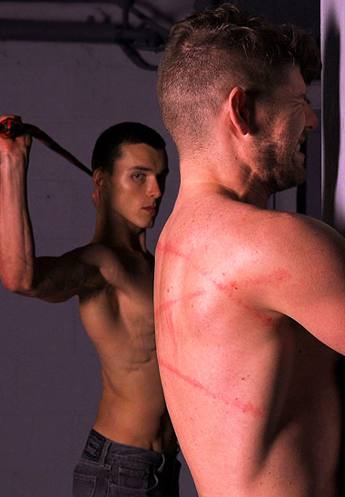mjrmannipps96816:Jared dispassionately whips his men…….exactly the way a real man need