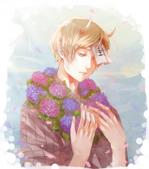 candies-and-sweets: This is my part of the art trade with @zzzzash - Natsume from Natsume Yuujinchou