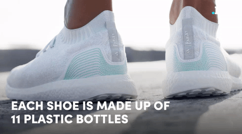 the-future-now:Adidas also said they want to rely solely on recycled plastic in the future! (x) | fo