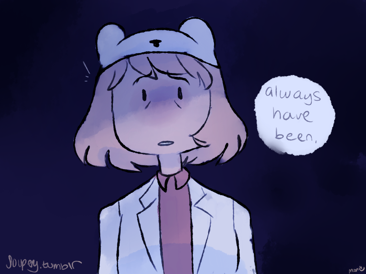 soupery:  the one person who never needed your help more on this 