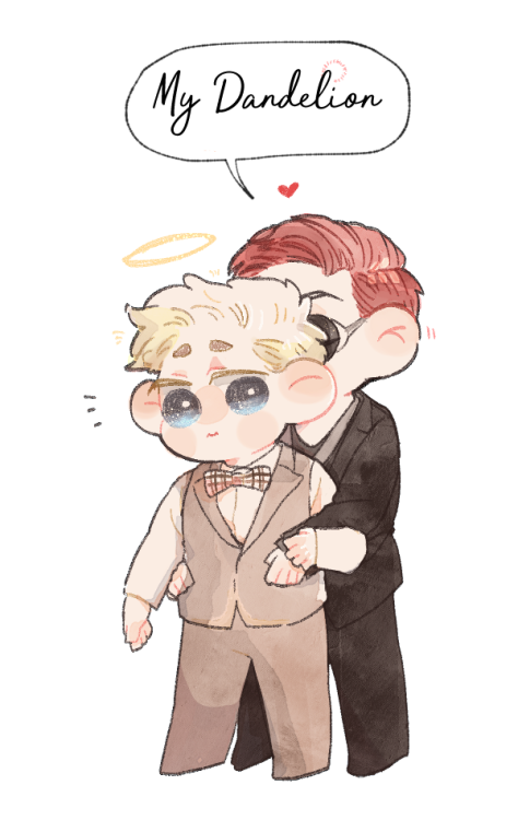 Some of my Good Omens doodle (I usually post doodles on Twitter).They’re just such a sweet cou