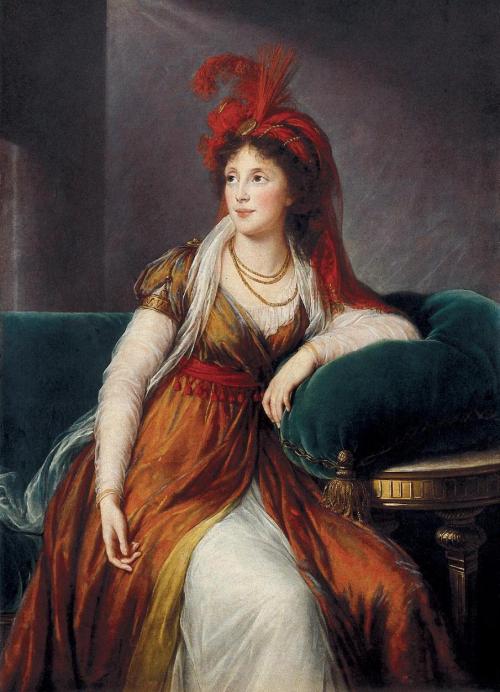 Portrait of Princess Anna Alexandrovna Galitzin (1797). Louise Élisabeth Vigée Le