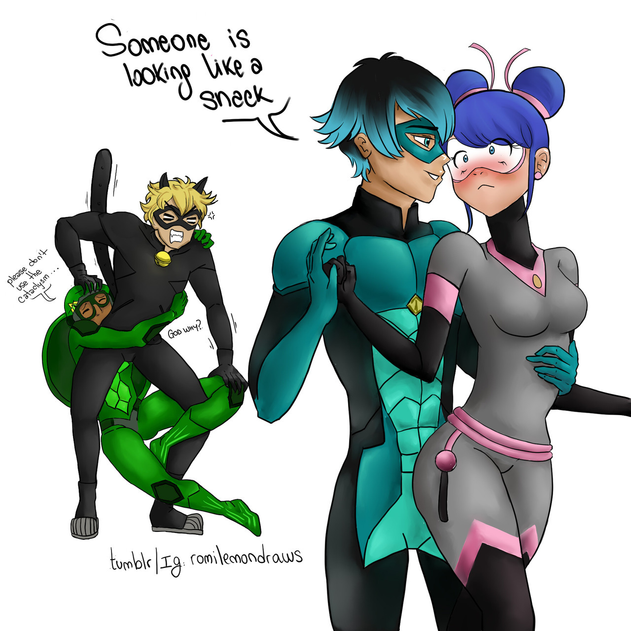 My Draws Sucks But Thats Fine In A Universe Where Chat Knows That She Is Ladybug My Draws Sucks But Thats Fine In A Universe Where Chat Knows That She Is Ladybug