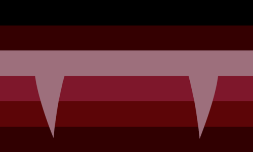 latinesbian: Since I got requests for a lot of vampire pride flags, I wanted to put them together in