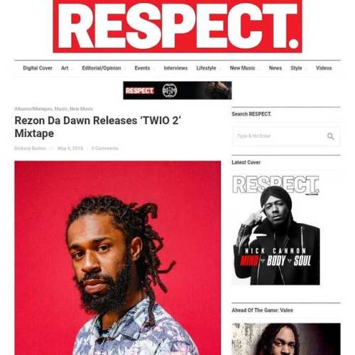 S/o @respectthemag s/o to the whole #NYC my second home. We commimg. Go stream #TWIO2